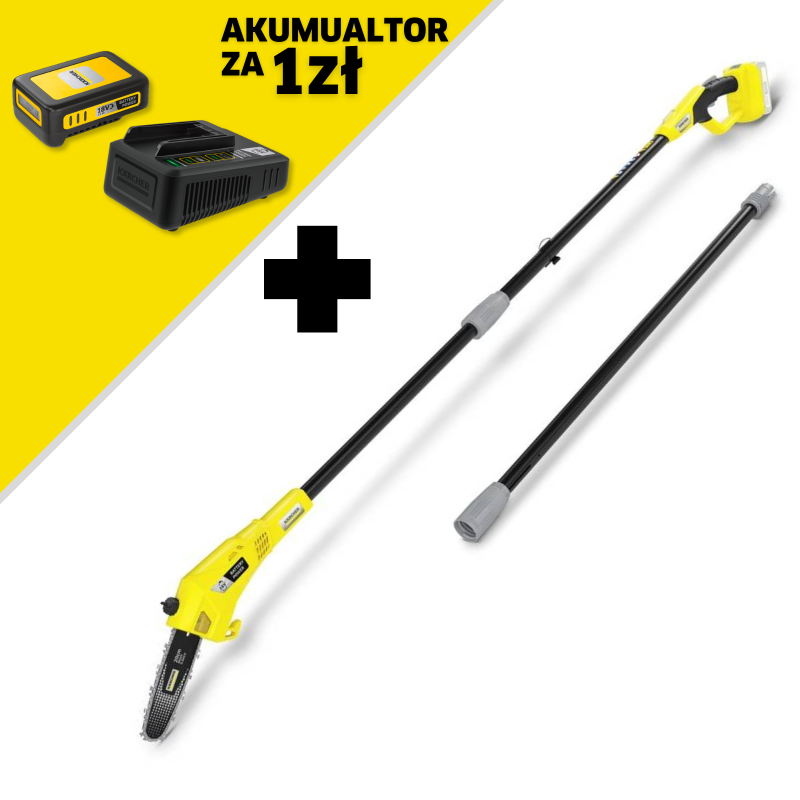 PIŁA DO GAŁĘZI NA WYSIĘGNIKU PSW 18-20 BATTERY (WERSJA BEZ AKUMULATORA I ŁADOWARKI) 1.444-010.0
